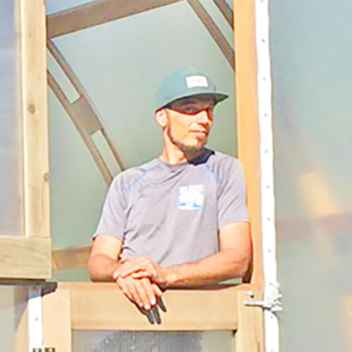Davide-Luchetta Davide-Luchetta owner of Argenta Greenhouse Co. stands inside a new greenhouse